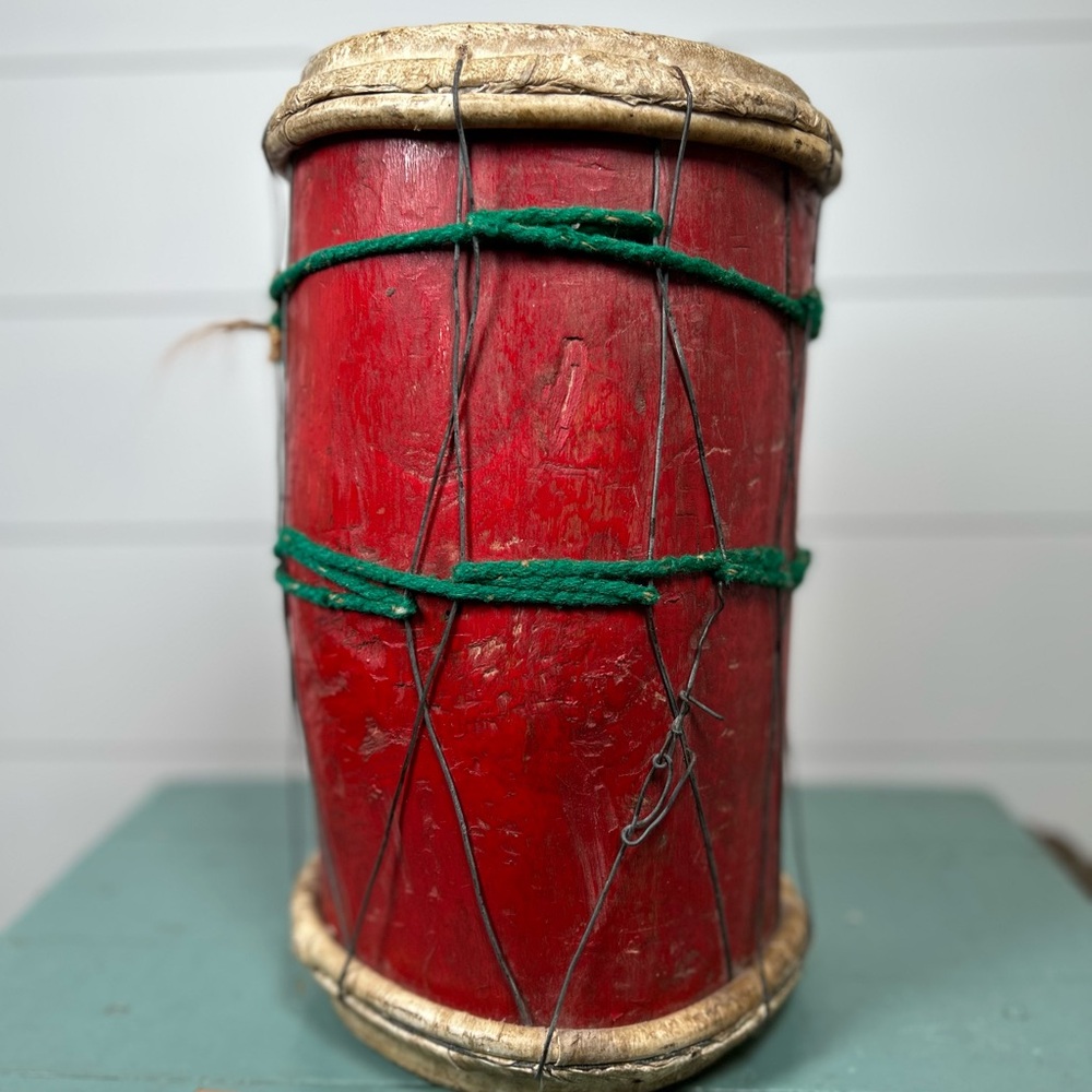 Vintage Handcrafted Bombo Drum